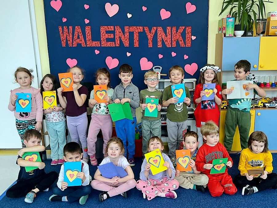 Walentynki w grupie IV „Żabki”